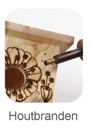 Kies je hobby materialen voor houtbranden