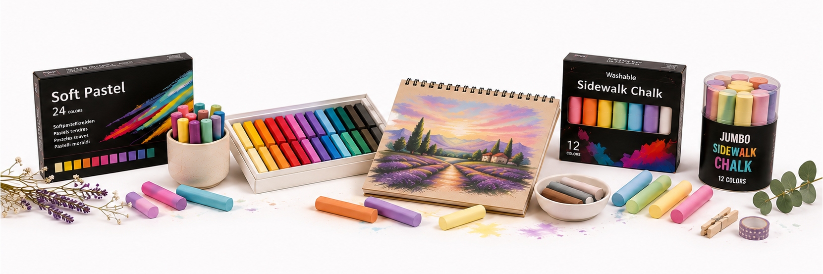 Wasco, pastelkrijt en oliepastels voor creatieve hobby's