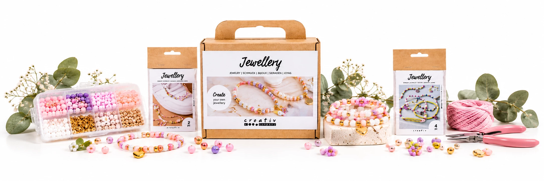 Koop kant en klare knutselpakketten voor sieraden maken creaknutselen
