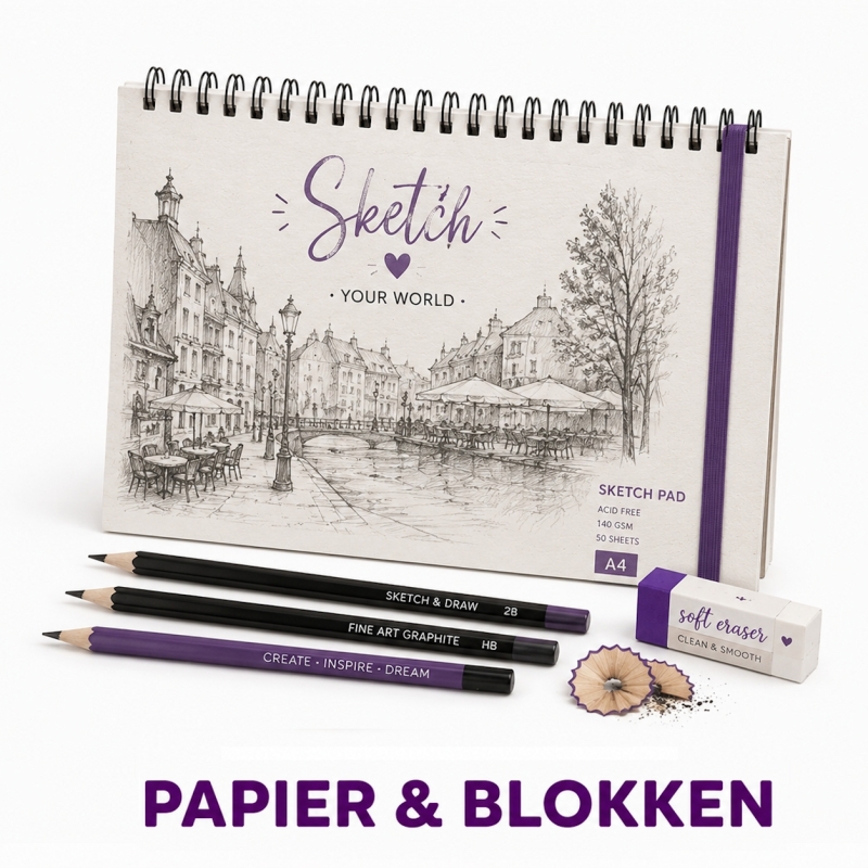 Schetsblokken & papier