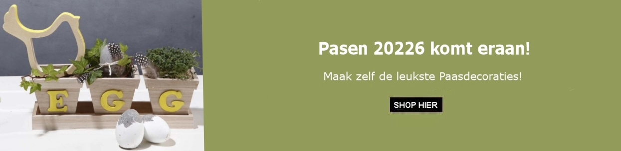 Koop hobbymaterialen voor Pasen en voorjaar en maak de leukste paas decoraties zelf creaknutselen.nl