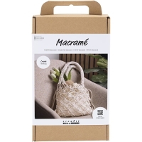 Hobbyset Macram&eacute; Tas maken Wit