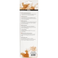 Varkenshaar verf hobby kwasten 5 tot 7 mm - 4 stuks