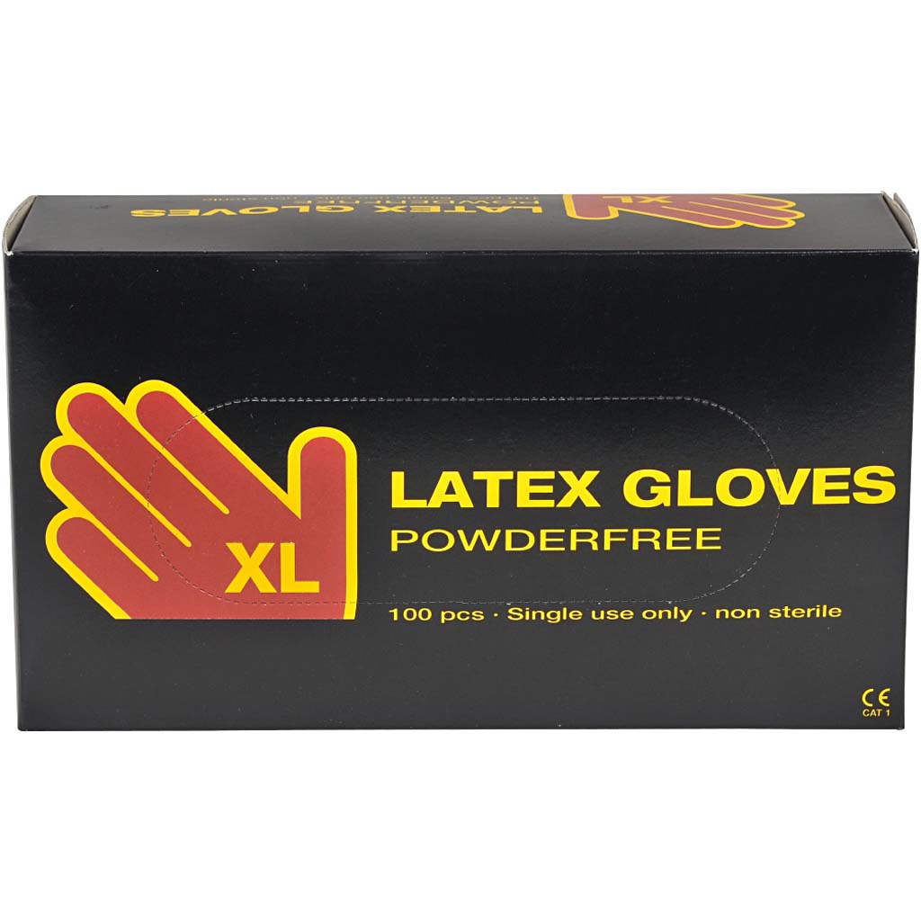 Latex wegwerp handschoenen maat XL - 100 stuks