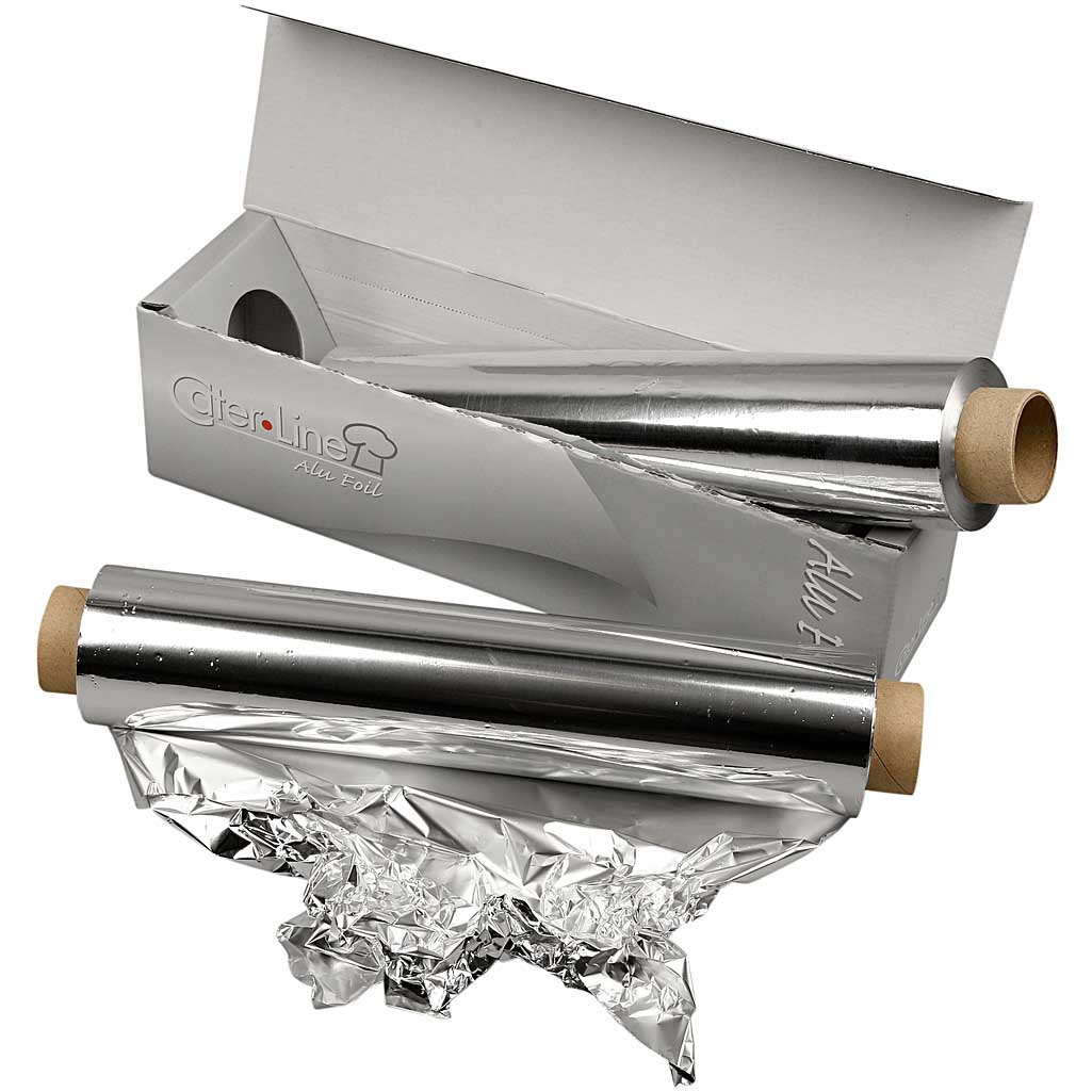 Papier aluminium, matériau aluminium, 150 m x 30 cm