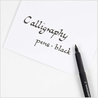 Kalligrafie stiften zwart 1,4mm tot 4,8mm 4 stuks