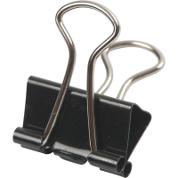 Zwarte Foldback Clips Metaal 19mm - 40 stuks