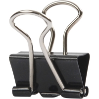 Zwarte Foldback Clips Metaal 19mm - 40 stuks