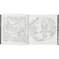 Kleurboek voor volwassenen 80 vel magical jungle 25x25cm