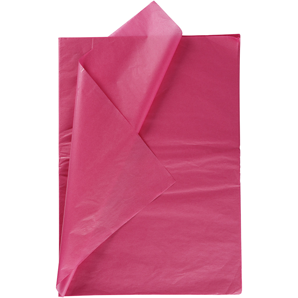 Tissue papier zijdevloei roze 50x70cm 14gr 25 vellen