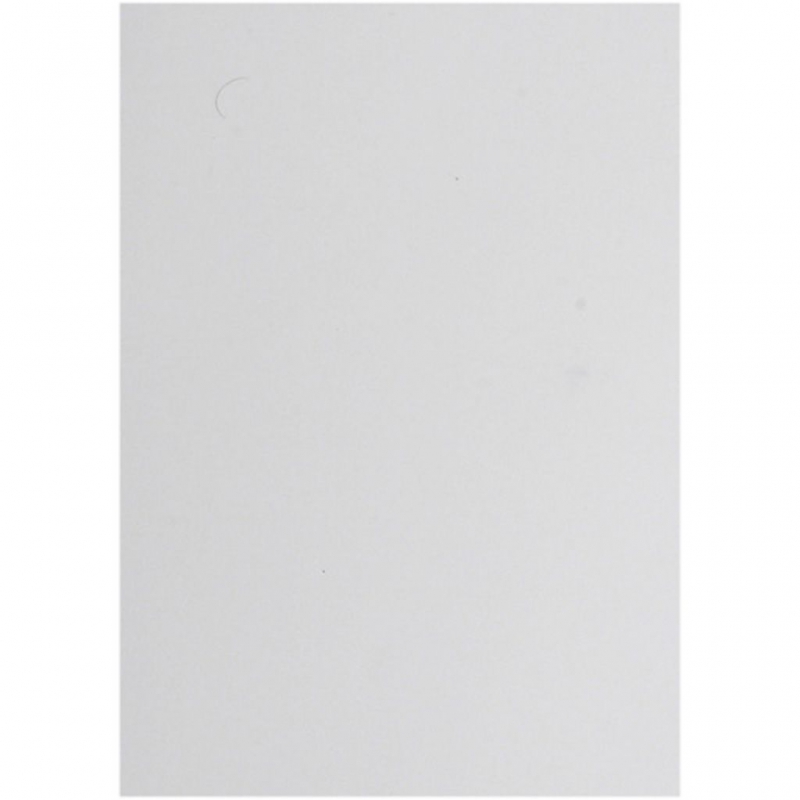 Glanzend glad knutsel papier wit 80gr 32x48cm -  25 vellen