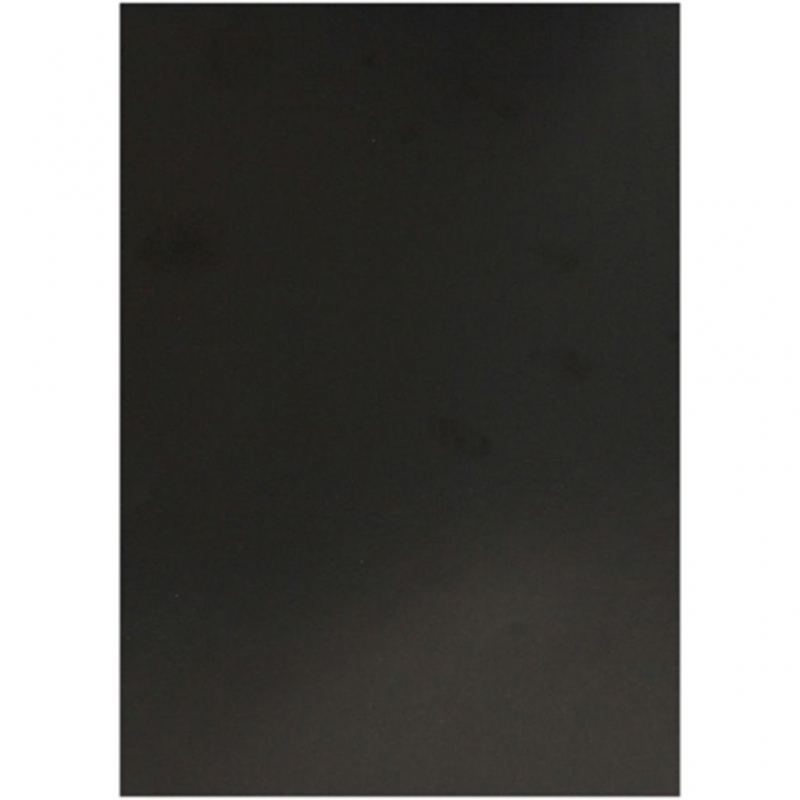 Glanzend glad knutsel papier zwart 80gr 32x48cm - 25 vellen