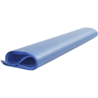 Zijdevloei inpakpapier blauw 50x70cm 17gr 25 vellen