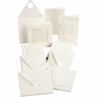 Passepartout kaarten off-white 50 sets