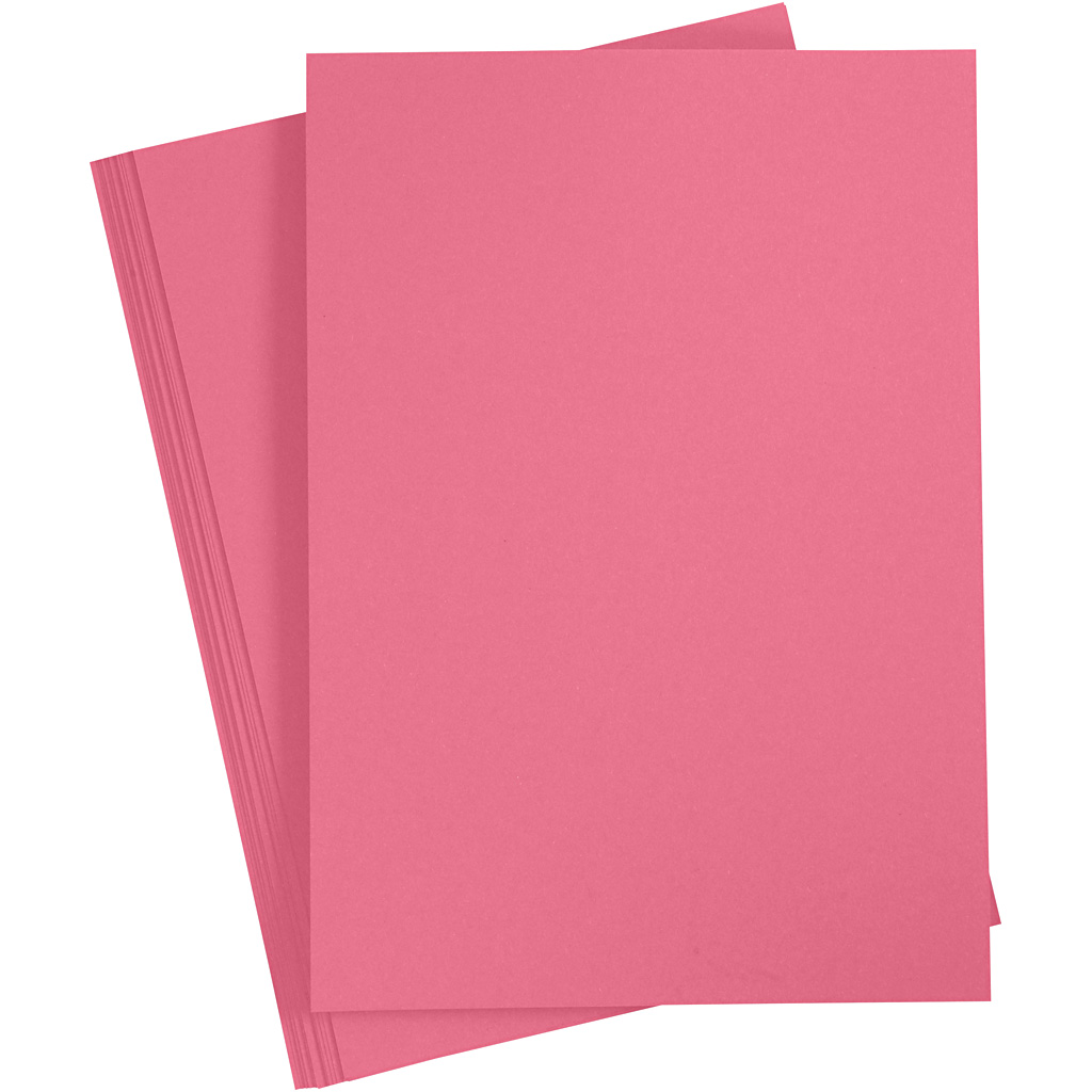 Knutsel basis karton oud roze 180gr A4 - 20 vellen