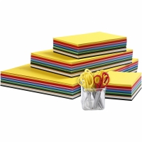 Workshop klassen pakket 900 vel karton en 12 kinderscharen - 1 set
