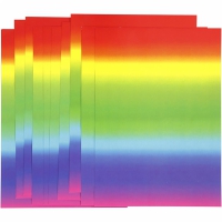 Design karton regenboog kleuren 180gr A4 - 100 vel