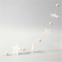 Witte sterren set 40 stuks – karton 7,3 & 10cm