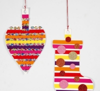 Kerst Ornamenten karton wit &ndash; 100 stuks