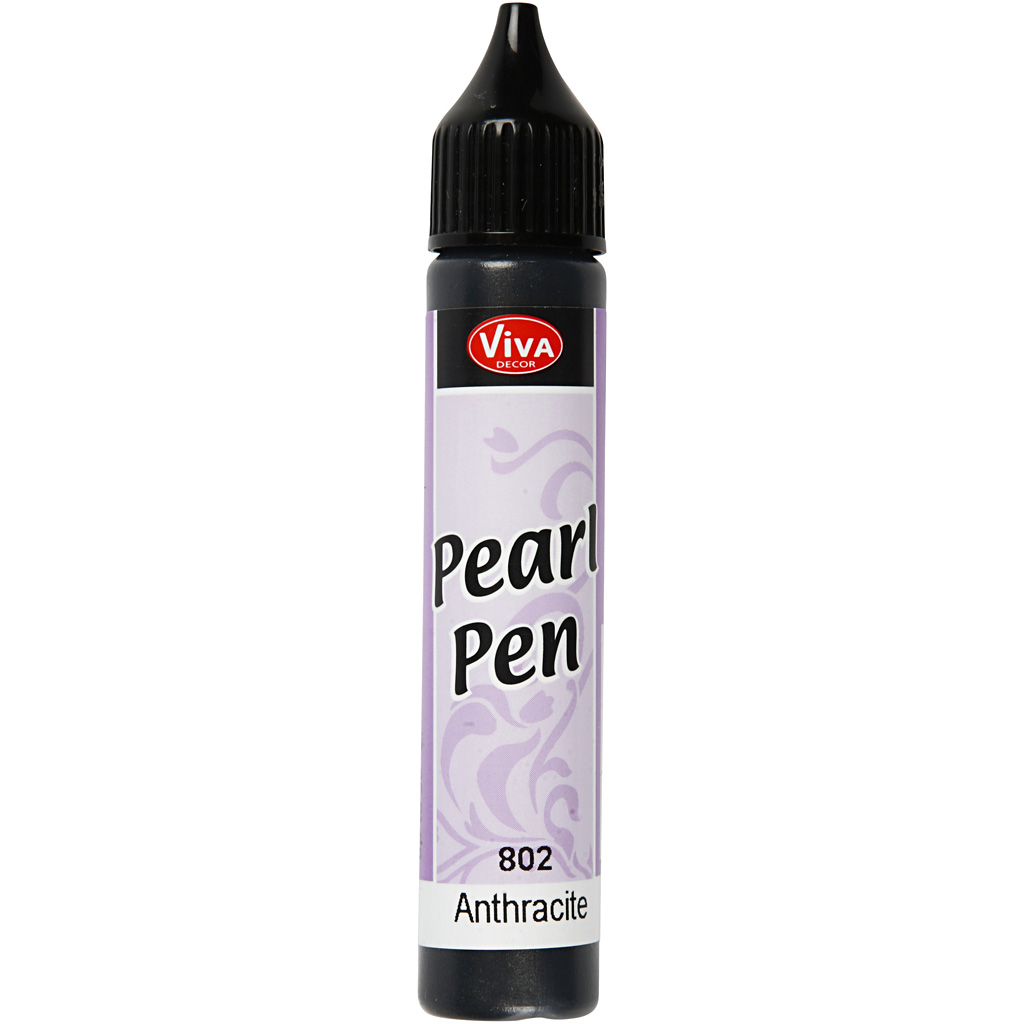 Parel Pen metallic antraciet 25ml