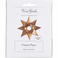 Origami papier 10x10cm goud 20 vellen