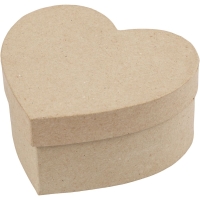 Kartonnen doosjes hartvorm 10-12.5-15cm 3 stuks