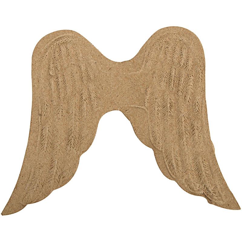 kartonnen engelen vleugels 11x13cm 5 stuks  creaknutselennl