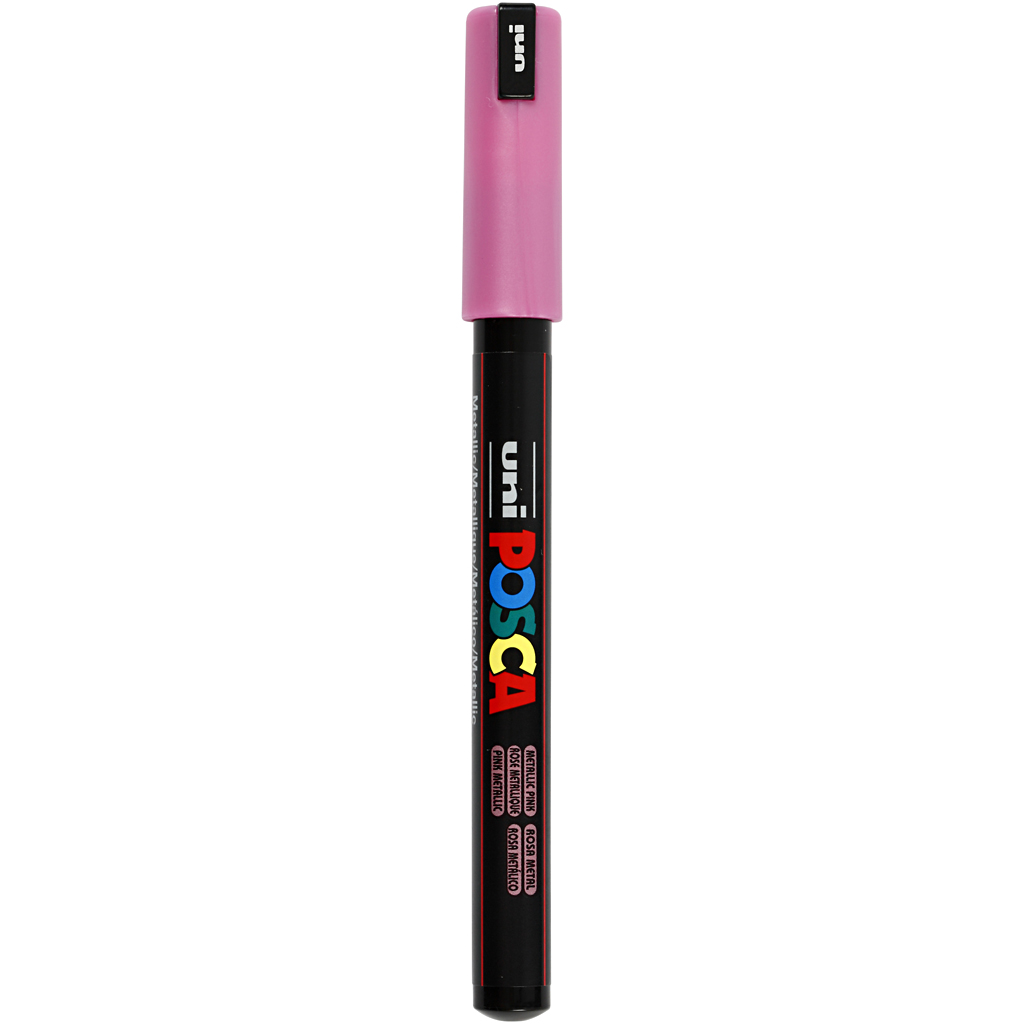 Uni Posca Marker metallic roze PC-1MR 0.7mm per stuk