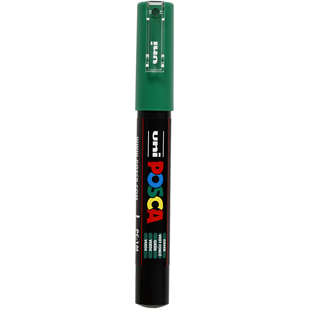 Uni Posca Marker licht groen 0,7mm PC-1M per stuk