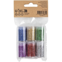 Glitters Bio 6 Doosje 7 ml Diverse Kleuren