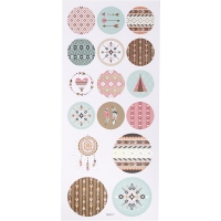 Cadeau Stickers Indian summer 16 stuks