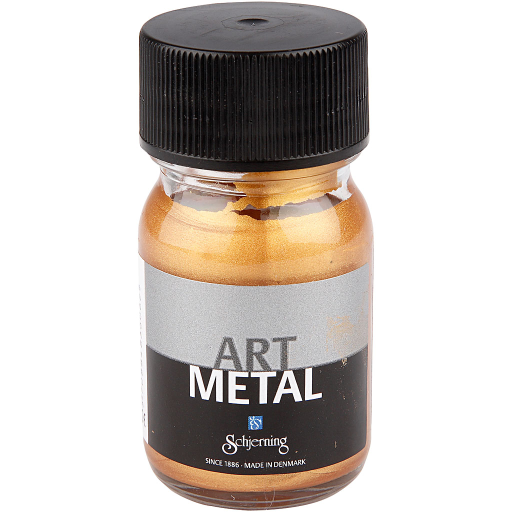 Metallic verf waterbasis medium goud 30ml