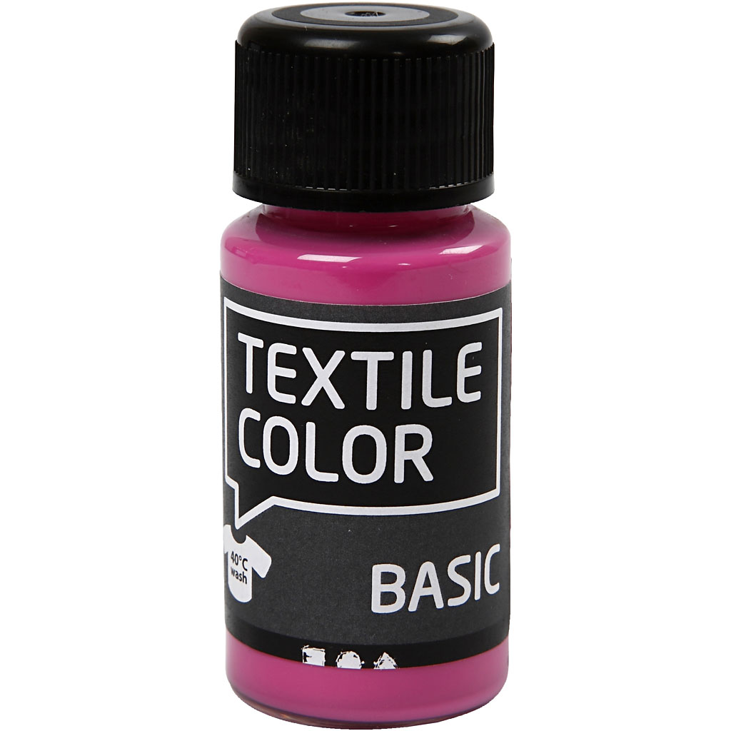 Textiel verf basic roze 50ml