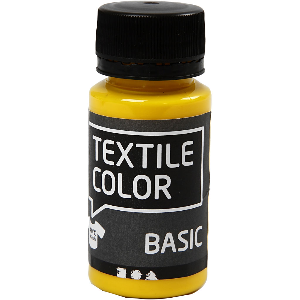 Textiel verf primair geel 50ml