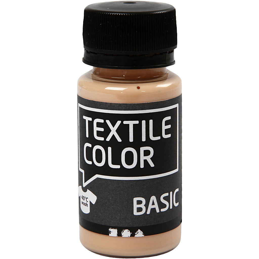 Textiel verf basic licht huidskleur 50ml