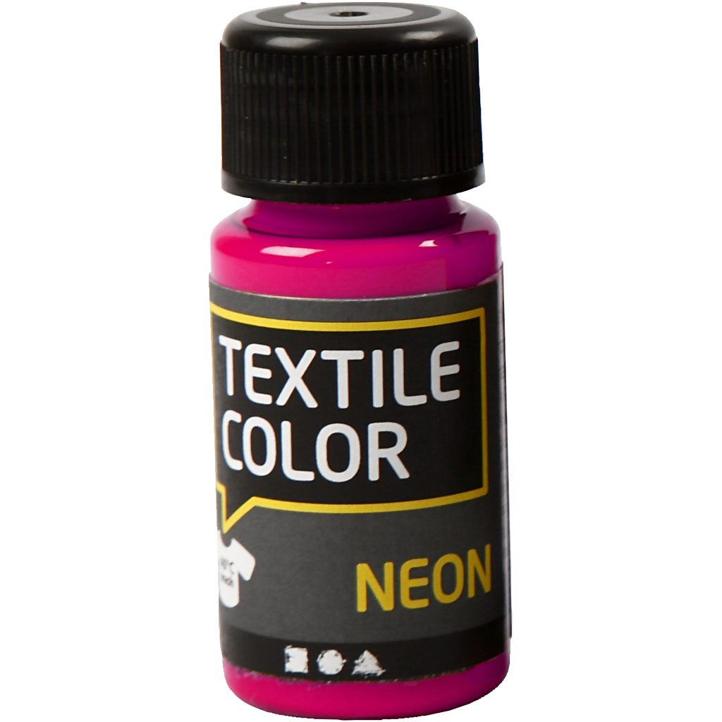 Textiel verf neon roze 50ml