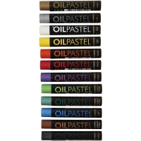 Gallery Oliepastel Metallic Kleuren 12 Stuks 11 mm