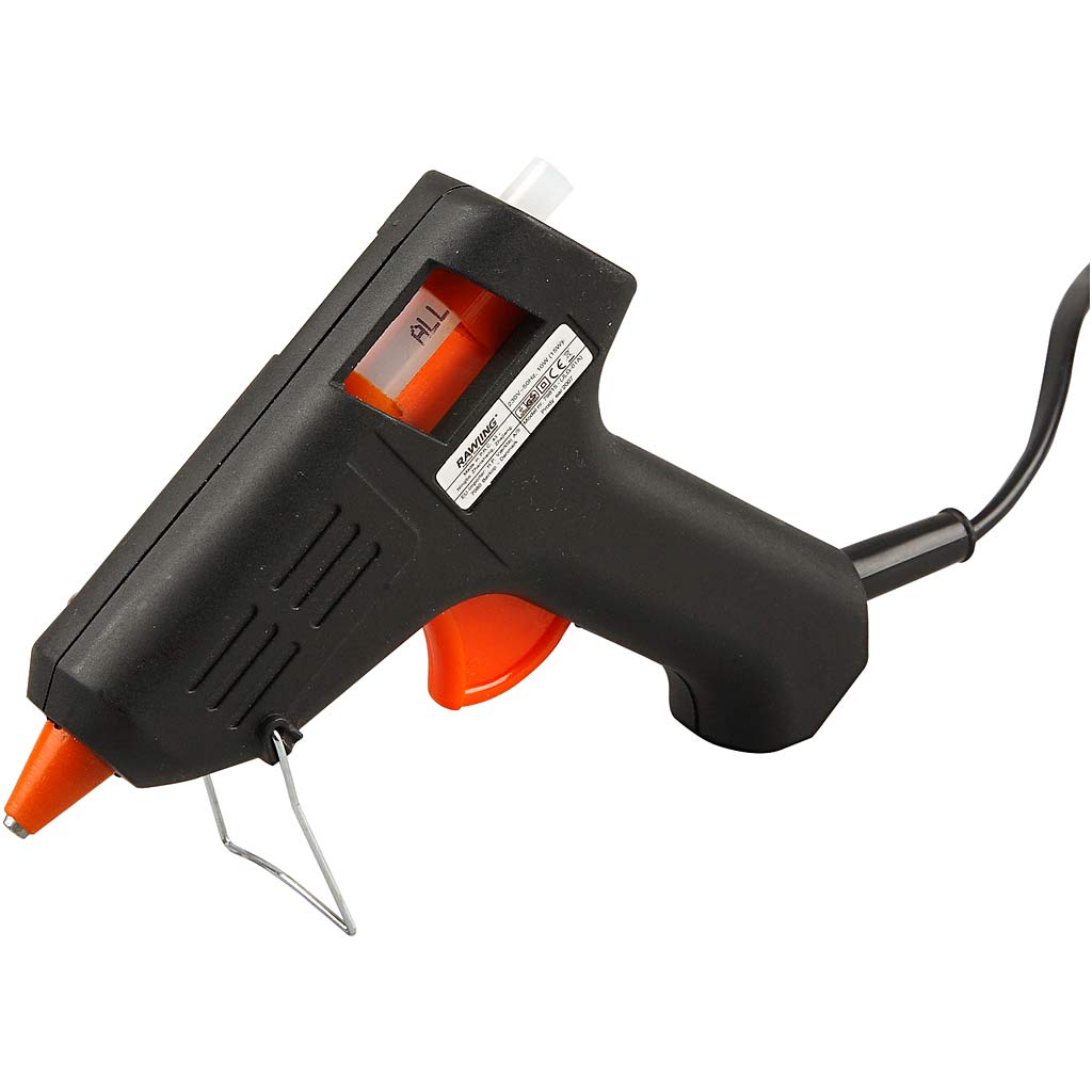 Lijmpistool mini hoge temperatuur + 2 lijmsticks 7mmx10cm