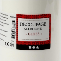 Decoupage lijm servettentechniek lak glans - 1000ml