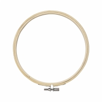 Houten borduur ring klem frame 10cm - 1 stuk