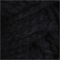 Fantasia maxi acryl wol zwart 50gr 35 meter