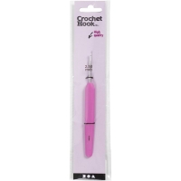 Ergonomische haaknaald Fuchsia 2,5mm - L: 13,3cm