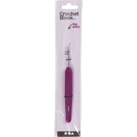 Ergonomische haaknaald violet 3mm - L: 13,3cm