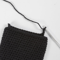 Ergonomische haaknaald paars 3,5mm - L: 13,3cm