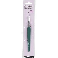 Ergonomische haaknaald petrol 8mm - L: 13,3cm