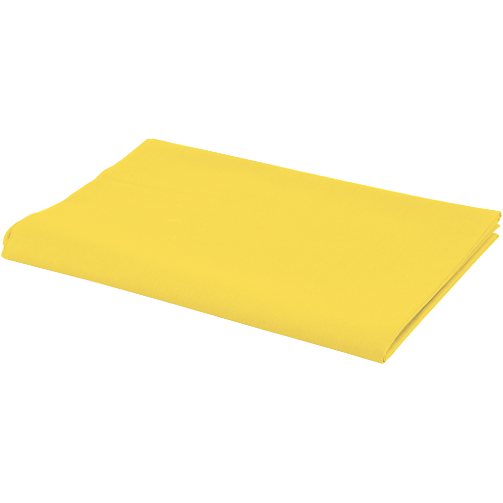 Lap katoen stof geel 140gr 145x100cm