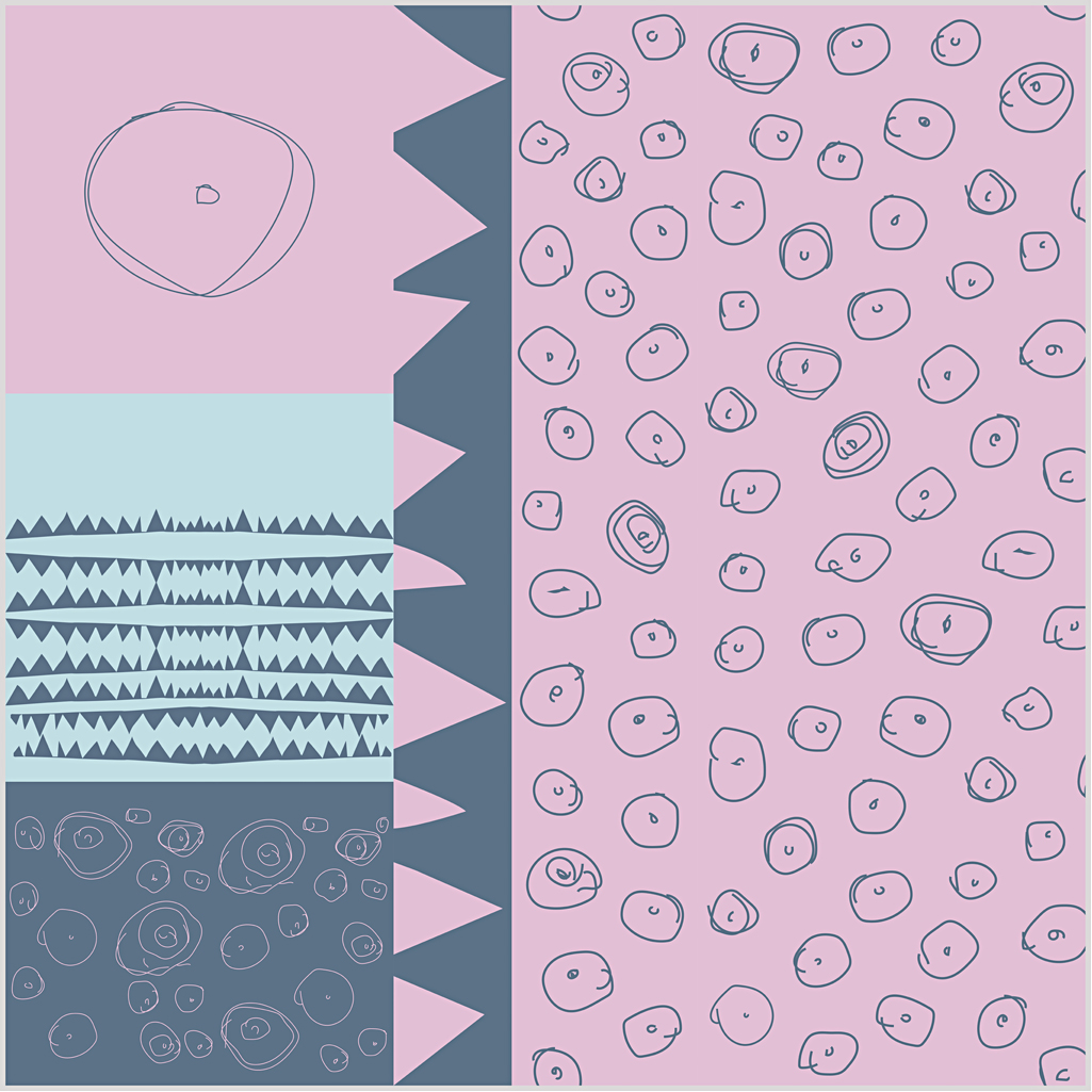 Katoenen lap design stof roze print 145x100cm