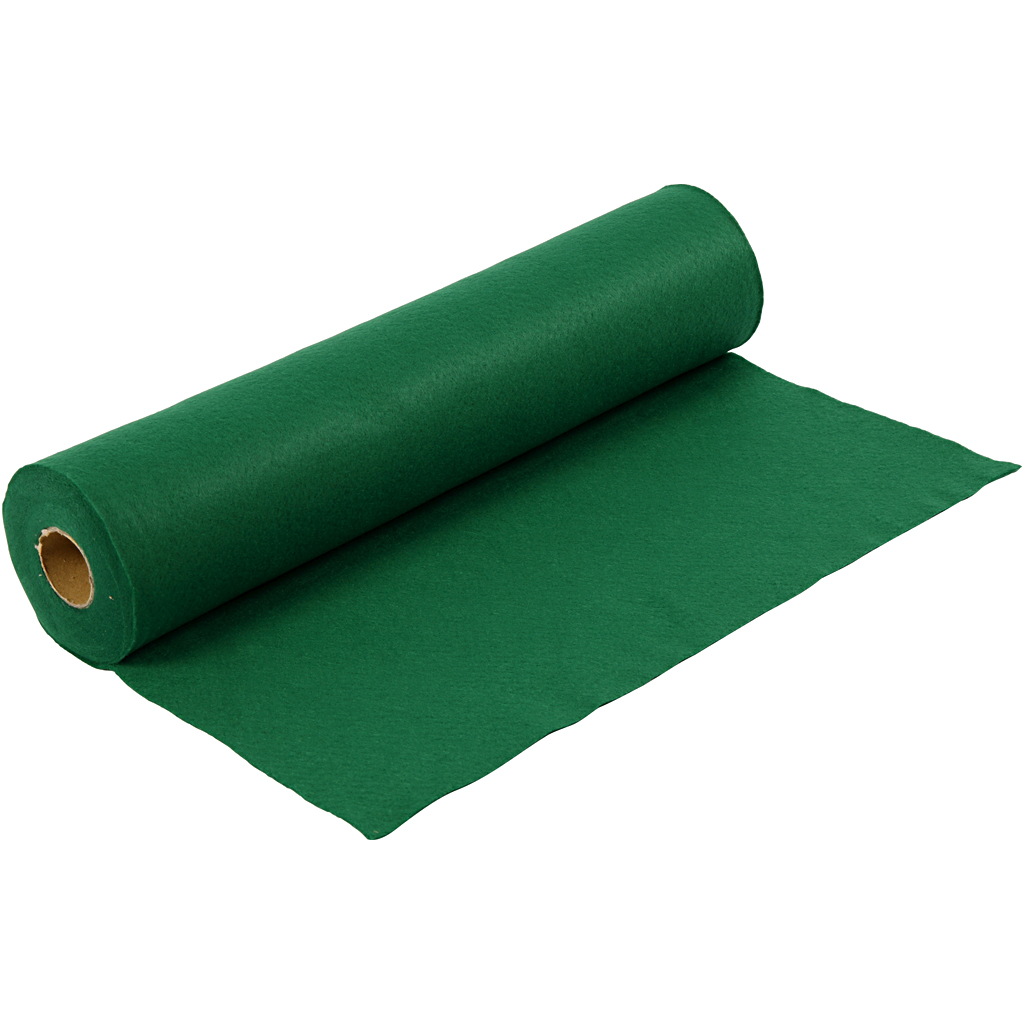 Hobby knutsel vilt groen 45cm dikte 1,5mm - 5 meter