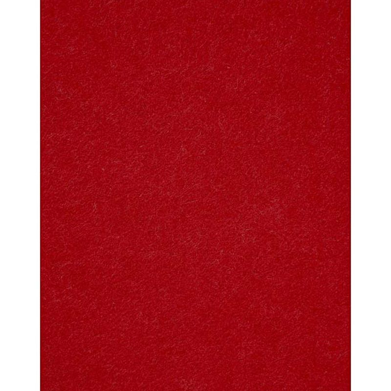 Hobby knutsel vilt 42x60cm dikte 3mm donker rood - 1 vel