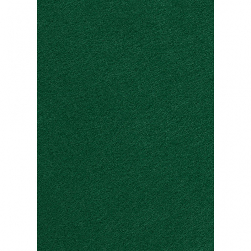 Hobby knutsel vilt groen dikte 1,5-2mm - 10 vellen A4